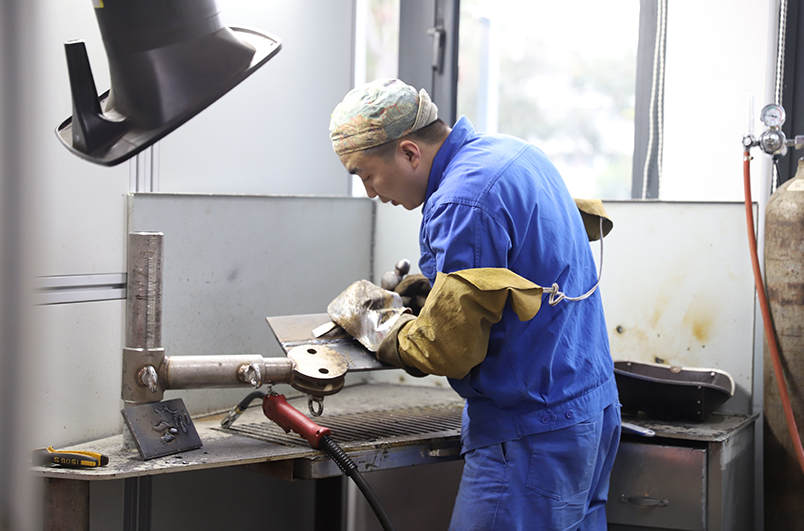 焊工项目比赛现场。awc77万象城官网供图